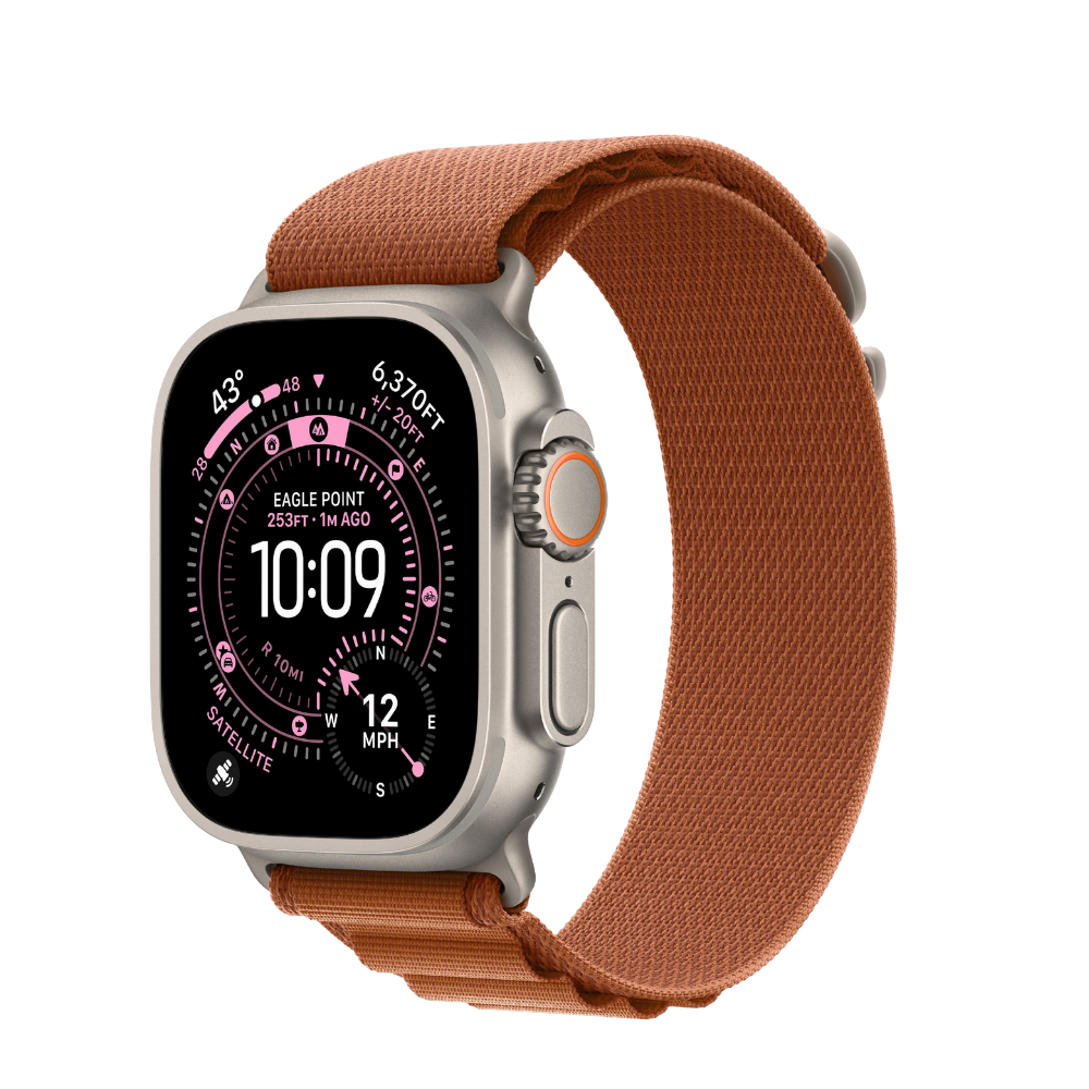 Apple Watch Ultra 3 — Natural Titanium + Alpine Loop - GPS+Cellular